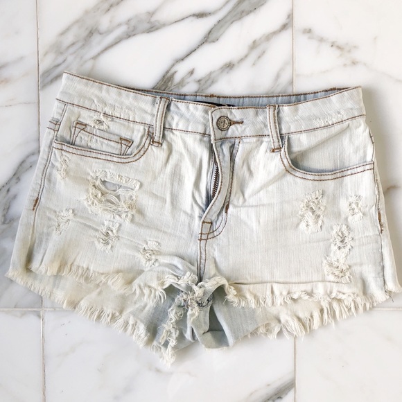 KLIQUE B Denim Shorts - Picture 1 of 2